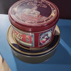 Coca-Cola Vintage Tin Container